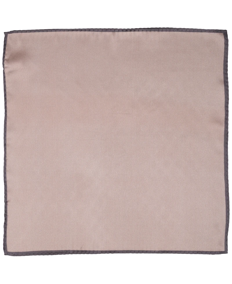 Alfani Men's Silk Solid Rolled Border Pocket Square, Macy's Exclusive