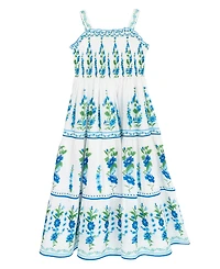 Rare Editions Girls' 7-16 Tropical Floral Print Maxi Dress