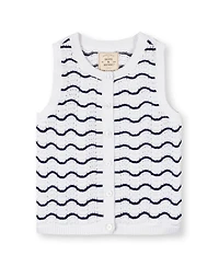 Hope and Henry Little Big Girls' Organic Eyelet Tank Short Set