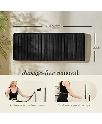 Nestl Velvet Headboard, wall mounted, peel and stick, easy assemble