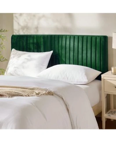 Nestl Velvet Headboard Wall Mounted Peel Stick Easy Assemble Upholstered 3d Soundproof Panels For Stylish Comfortable Bedroom Decor.