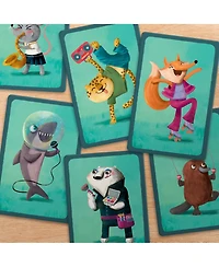 Haba Forest Festival Memory Game: Matching and Observation Family Games for Kids and Adults, Animal Rockstar Theme for Ages 4 and Up