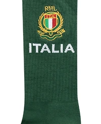 Polo Ralph Lauren Men's Embroidered Country Italia Crew Socks