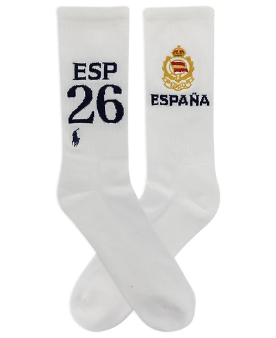 Polo Ralph Lauren Men's Embroidered Country Espana Crew Socks