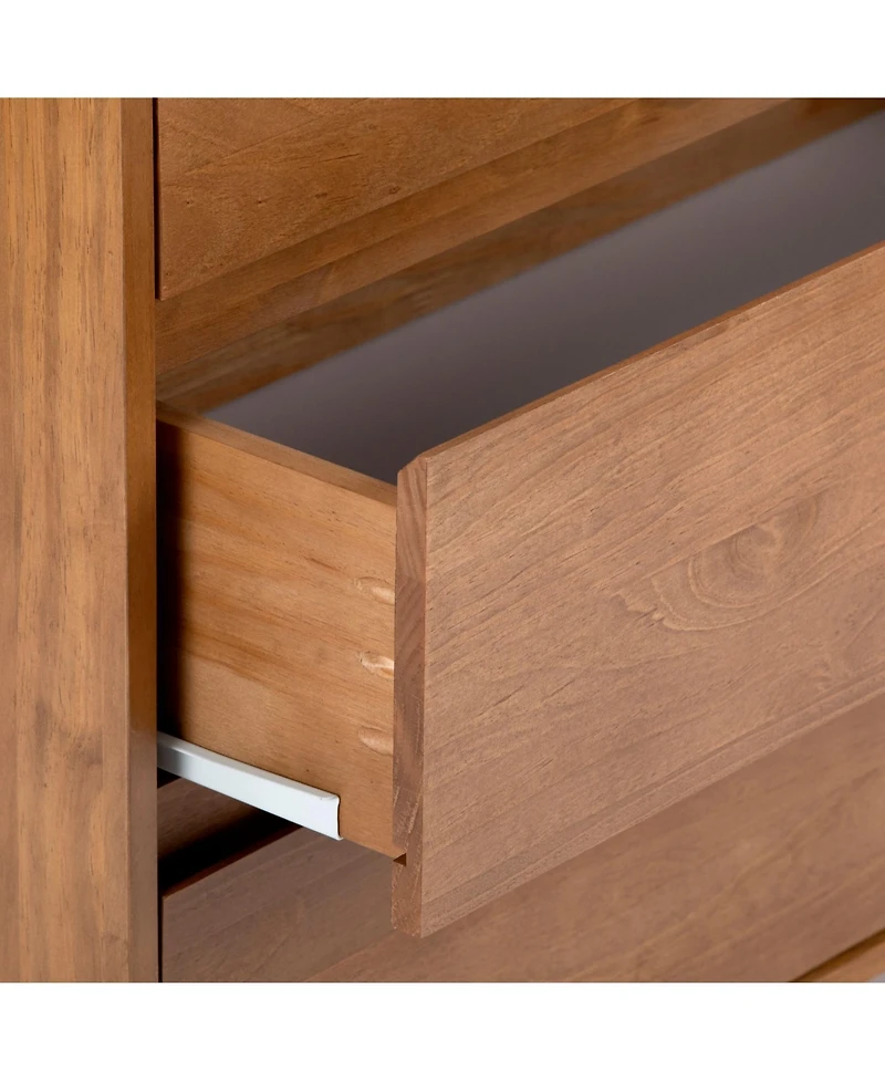 Max and Lily Solid Wood Scandinavian Drawer Dresser