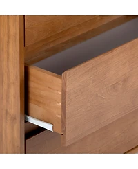 Max and Lily Solid Wood Scandinavian Drawer Dresser