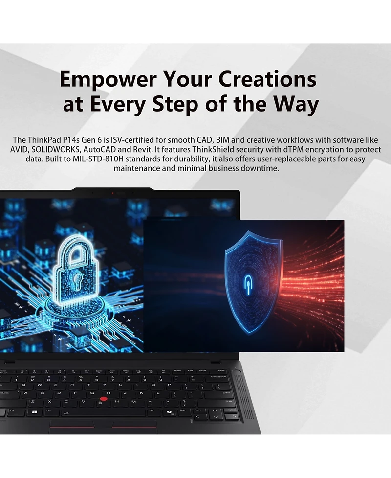 Lenovo ThinkPad P14s 14 inches Traditional Laptop Amd Ryzen Ai 7 32GB Ram Amd Radeon Graphics 1TB Ssd Storage Windows 11 Pro 60Hz