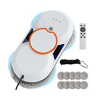 Topteng Window Cleaning Robot – 5600Pa Suction, Dual Spray, Dry/Wet Modes & Ups Backup