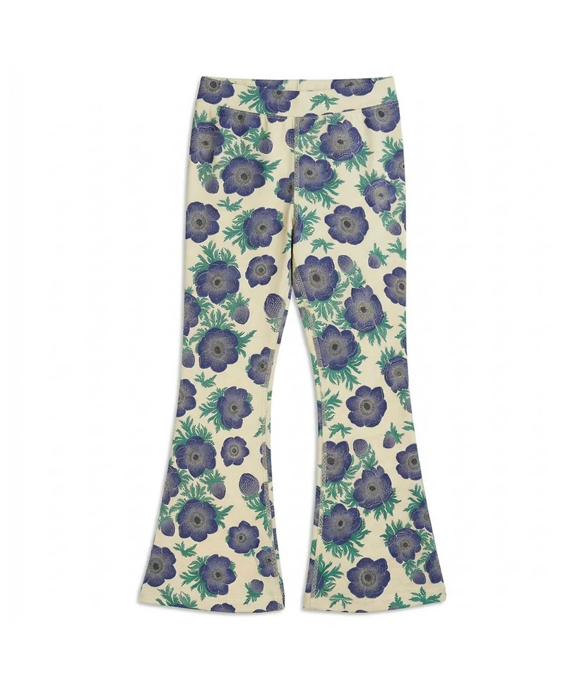 Mightly Toddler Girls Fair Trade Organic Cotton Flare Leggings Yoga Pant