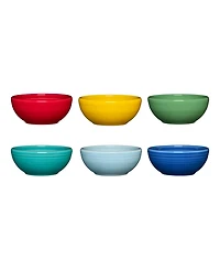 Fiesta Mixed Colors Mini Bowls, Set of 6