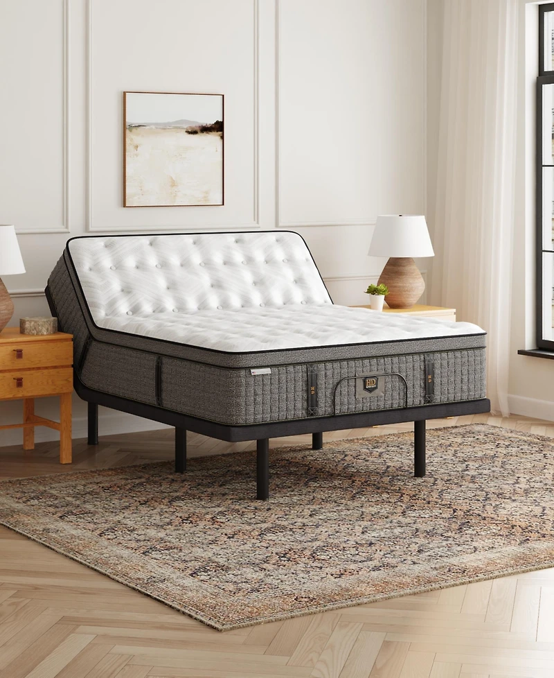 Paramount Hd Vincent 15" Plush Pillow Top Mattress Set, California King