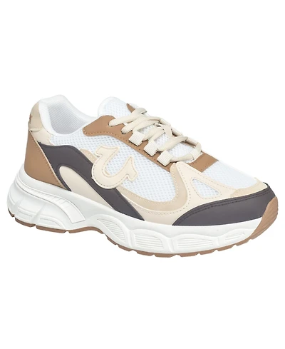 True Religion Womens Dreezy Chunky Logo Sneaker