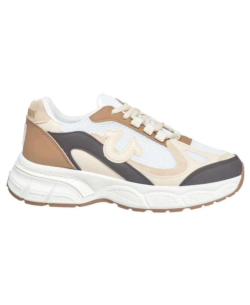 True Religion Womens Dreezy Chunky Logo Sneaker