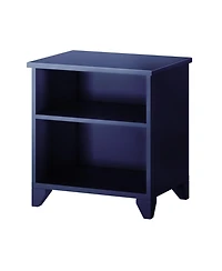 Max and Lily Classic Wood Nightstand with Shelves, Kids Bedside Table/End Table, Small for Bedroom