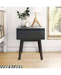 Max and Lily Scandinavian Nightstand with 1 Drawer