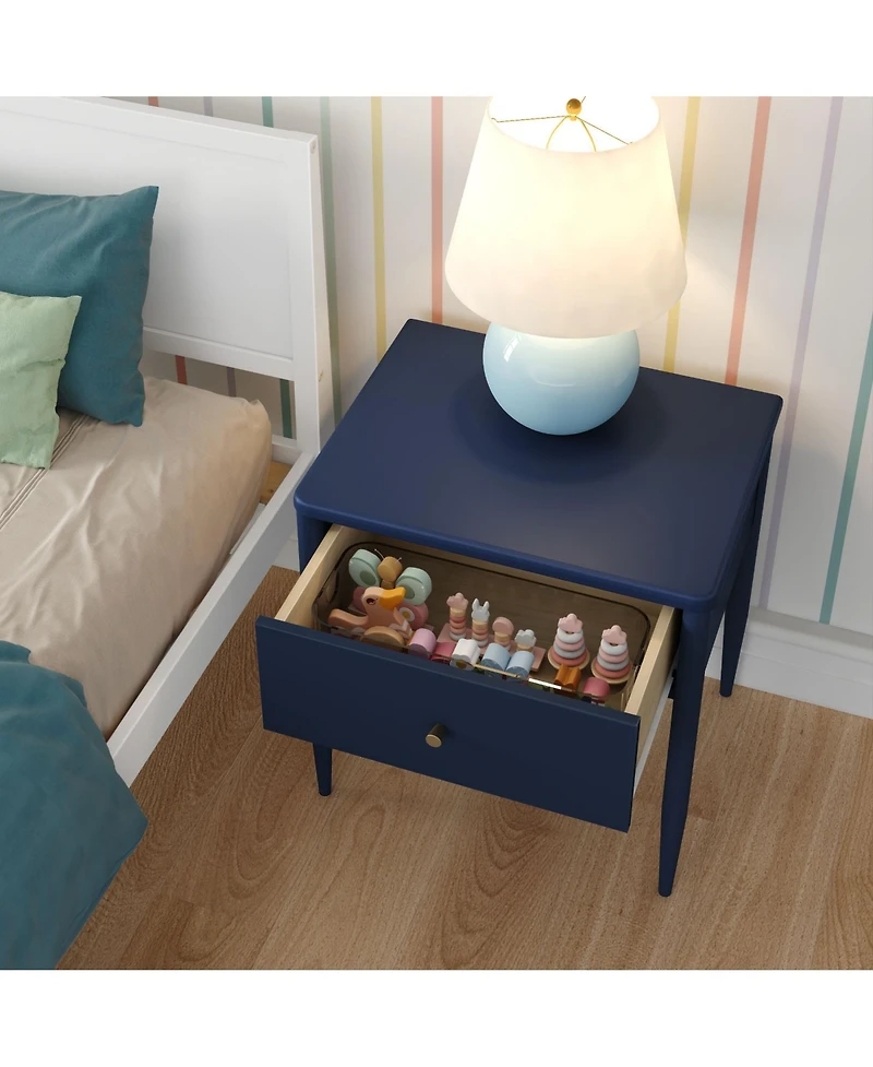 Max and Lily Harbor 1 Drawer Nightstand