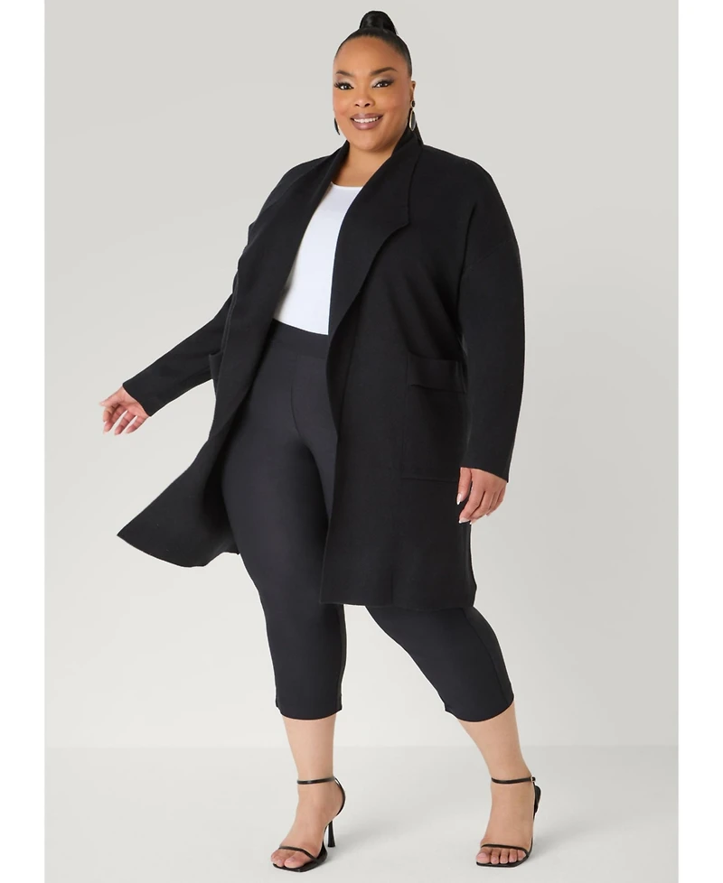 Ashley Stewart Women's Shawl Collar Cardigan