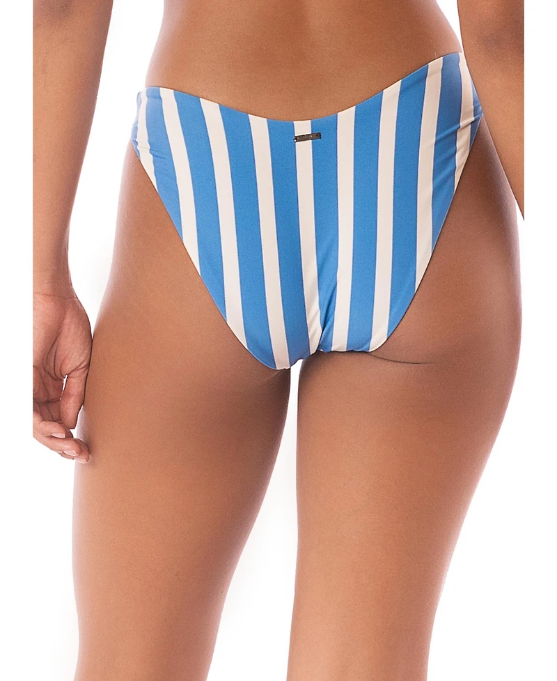Maaji Women's Azure Stripes Splendour Bikini Bottom