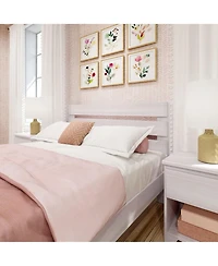 Max & Lily Farmhouse Queen Slat Bed