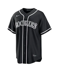 Nike Men's Black Colorado Rockies 2026 Replica Fashion Jersey