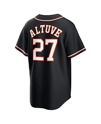 Nike Men's Jose Altuve Black Houston Astros 2026 Replica Fashion Jersey
