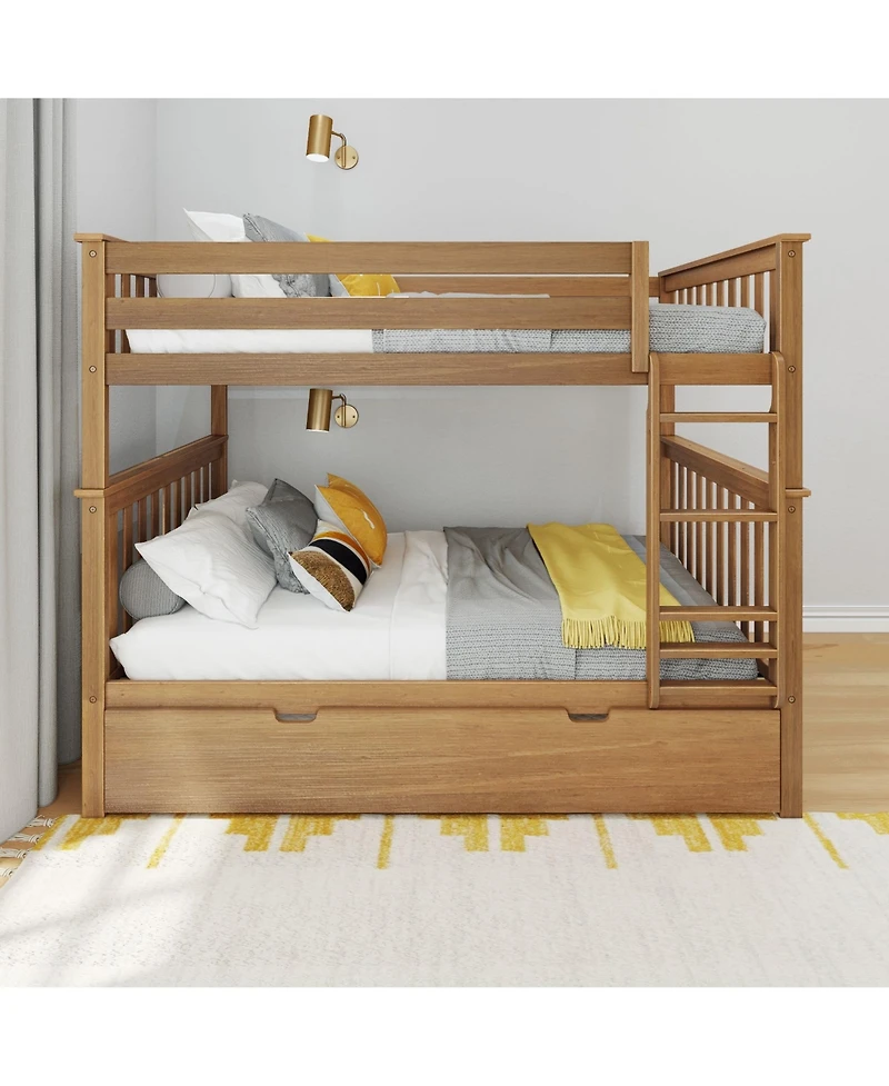 Max & Lily Full Over Bunk Bed With Trundle
