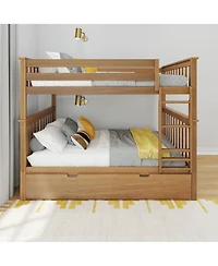 Max & Lily Full Over Bunk Bed With Trundle