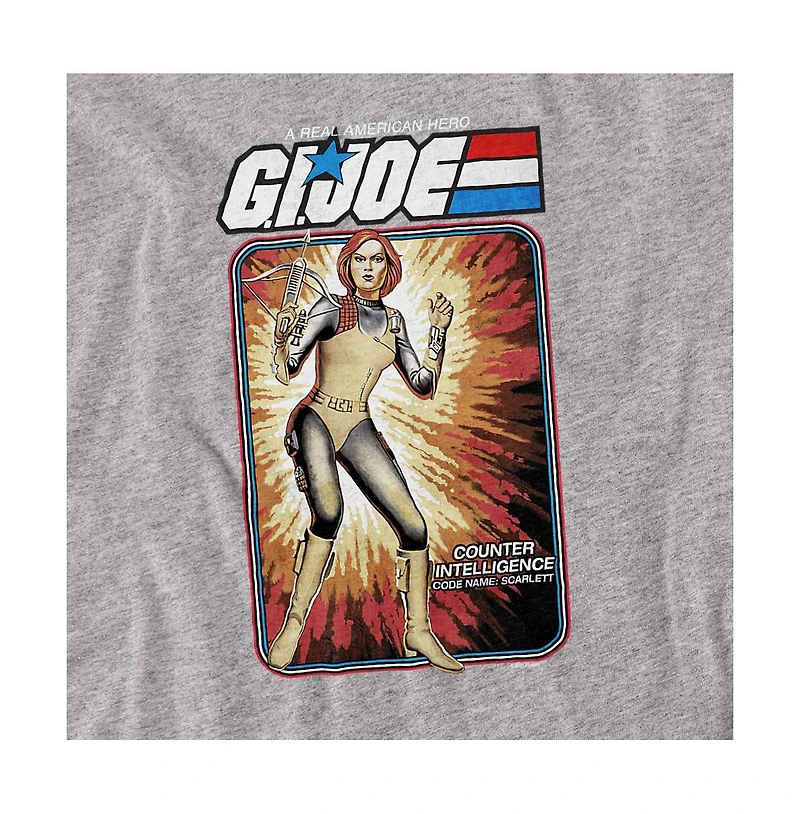 Logovision Men's G.i. Joe Scarlett Card T-Shirt