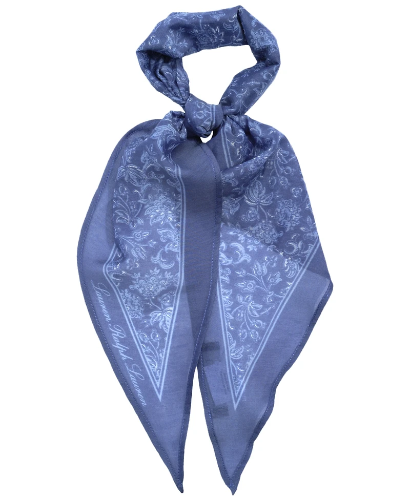 Lauren Ralph Lauren Tonal Floral Small Diamond Scarf