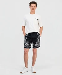 Guess Men's Regal Medallion Charm Shorts