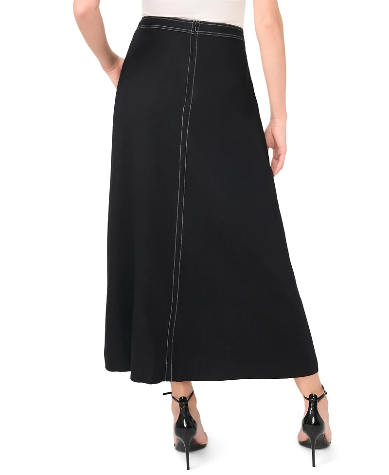 Vince Camuto Women's Zippered Maxi Skirt
