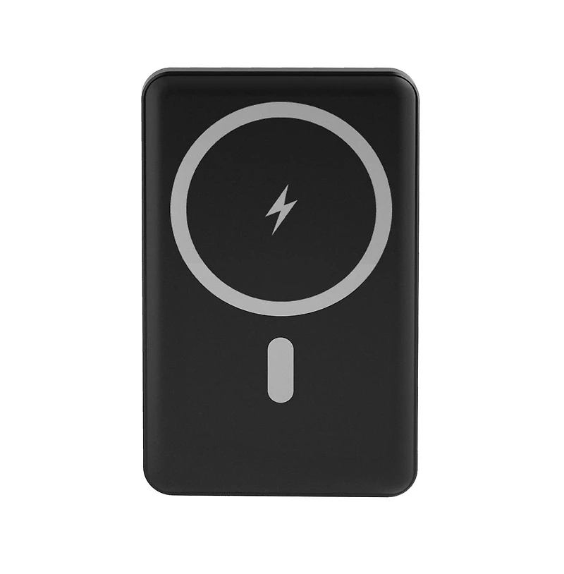 Brookstone 5,000mAh Ultra Slim and Fast 15W Magsafe Wirless Charging Power Bank