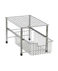 Household Essentials Single Basket Sliding Cabinet Organizer