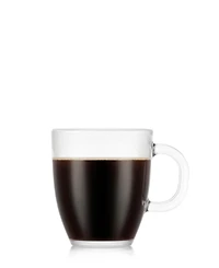 Bodum Bistro Set of 6 Single Wall Glass Coffee Mugs