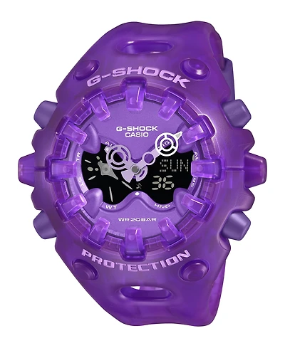 G-Shock Men's Japanese Quartz Analog Digital Purple Resin Watch 58.2mm