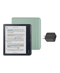 Kobo Libra Colour 32GB eReader with Garden Basic SleepCover Case and Ac Bundle
