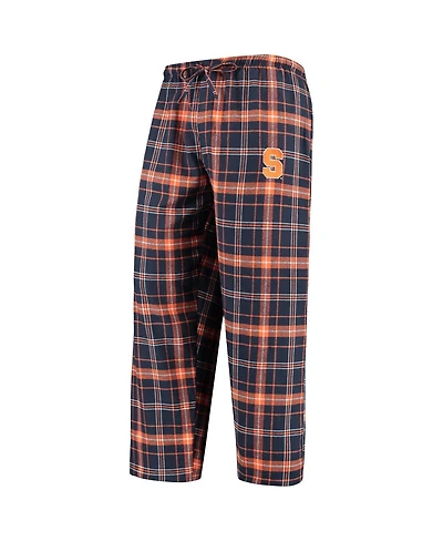 Concepts Sport Men's Navy/Orange Syracuse Orange Ultimate Flannel Pants