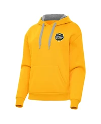 Antigua Women's Maize Michigan Wolverines 2026 Ncaa Men's Basketball National Champions Victory Hoodie