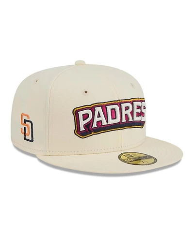 New Era Men's Cream San Diego Padres 2026 City Connect 59FIFTY Fitted Hat