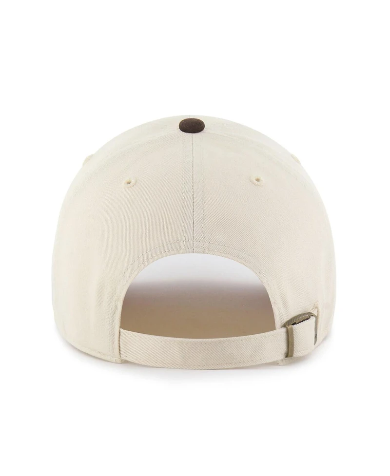 '47 Brand Men's Natural/Brown St. Louis Cardinals Two-Tone Fashion Clean Up Adjustable Hat