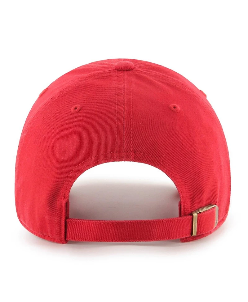 '47 Brand Men's Red Usmnt Crest Clean Up Adjustable Hat