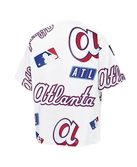 Outerstuff Big Boys and Girls White Atlanta Braves 2026 City Connect Circus Catch T-Shirt