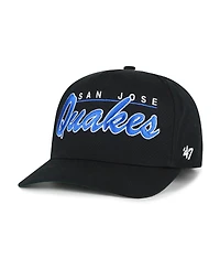 '47 Brand Men's Black San Jose Earthquakes Brush Mark Hitch Adjustable Hat