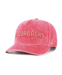 '47 Brand Men's Cardinal Arkansas Razorbacks Reclaim Snow Wash Corduroy Hitch Adjustable Hat