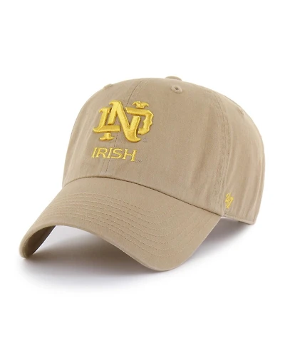 '47 Brand Men's Khaki Notre Dame Fighting Irish Vault Clean Up Adjustable Hat