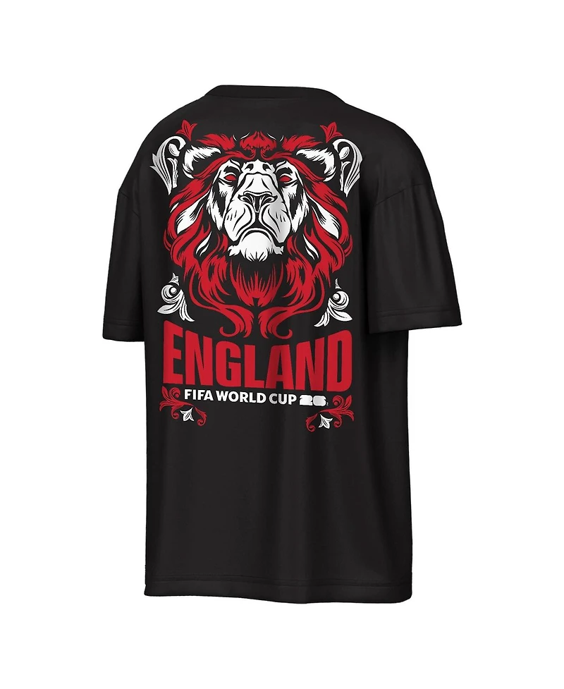 Outerstuff Men's Black Fifa World Cup 2026 Rally Oversized 2-Hit T-Shirt