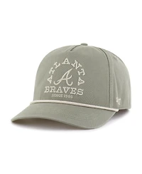 '47 Brand Men's Olive Atlanta Braves Canyon Ranchero Hitch Adjustable Hat
