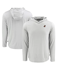Cutter & Buck Men's Gray Florida Gators Coastline Epic Comfort Eco Long Sleeve Hoodie T-Shirt