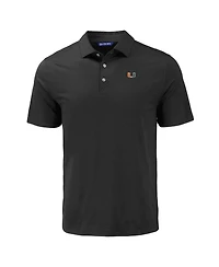 Cutter & Buck Men's Miami Hurricanes Coastline Epic Comfort Eco Polo Shirt