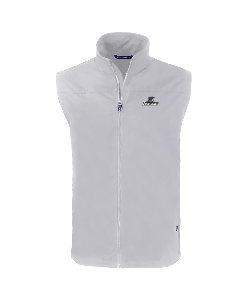 Cutter & Buck Men's Gray Providence Friars Charter Eco Full-Zip Vest